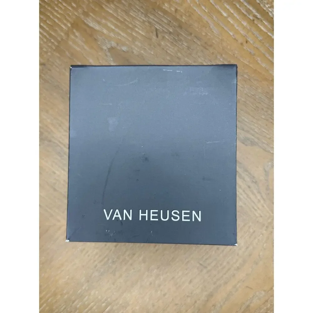 Van Heusen Men’s Watch & Bracelet Set Brown Leather